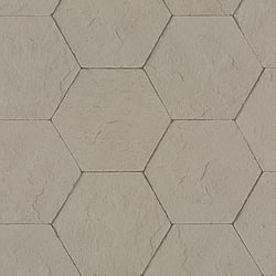 Galerie Wallcoverings Product Code EX31019 - Exposed Wallpaper Collection - Light Brown Colours - Hexagonal Block Design