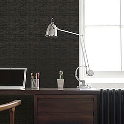 Galerie Wallcoverings Product Code F-SR7008 - Lustre Wallpaper Collection - Black Colours - Weave Design