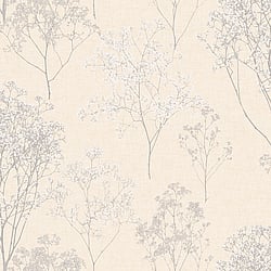 Galerie Wallcoverings Product Code FH37509 - Homestyle Wallpaper Collection - White Beige Grey Colours - Queen Annes Lace Design