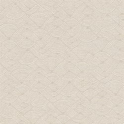 Galerie Wallcoverings Product Code FS72003 - Fusion Wallpaper Collection - Beige White Colours - Geo Swirl Motif Design