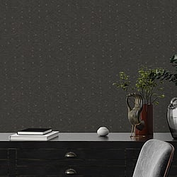Galerie Wallcoverings Product Code FS72021 - Fusion Wallpaper Collection - Brown Black Colours - Geo Swirl Motif Design