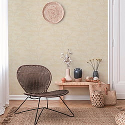 Galerie Wallcoverings Product Code FS72026 - Fusion Wallpaper Collection - Beige   Brown Colours - Chinoiserie Tree Motif Design