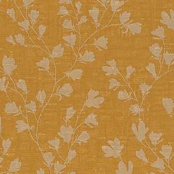 Galerie Wallcoverings Product Code FS72032 - Fusion Wallpaper Collection - Yellow Colours - Floral Trail Motif Design