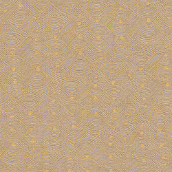 Galerie Wallcoverings Product Code FS72033 - Fusion Wallpaper Collection - Grey Yellow Colours - Geo Swirl Motif Design