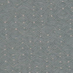 Galerie Wallcoverings Product Code FS72038 - Fusion Wallpaper Collection - Beige Turqouise Colours - Geo Swirl Motif Design