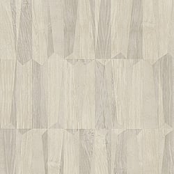 Galerie Wallcoverings Product Code FS72039 - Fusion Wallpaper Collection - Cream Grey White Colours - Geo Point Wood Effect Motif Design