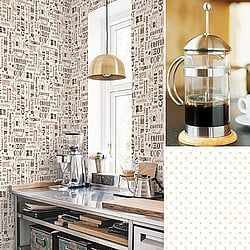 Galerie Wallcoverings Product Code G12052R_G12248R - Kitchen Recipes Wallpaper Collection -   
