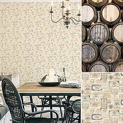 Galerie Wallcoverings Product Code G12267R_G12282R - Kitchen Recipes Wallpaper Collection -   