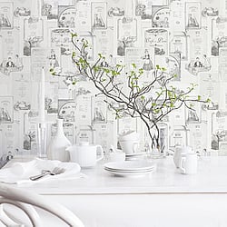 Galerie Wallcoverings Product Code G12286 - Kitchen Recipes Wallpaper Collection -   