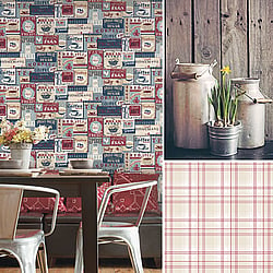 Galerie Wallcoverings Product Code G12299R_G12276R - Kitchen Recipes Wallpaper Collection -   