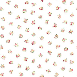 Galerie Wallcoverings Product Code G23272 - Country Cottage Wallpaper Collection - Yellow Red Green Colours - Floral Motif Design
