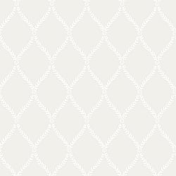 Galerie Wallcoverings Product Code G45053 - Vintage Rose Wallpaper Collection - Cream White Colours - Laurel Trellis Design