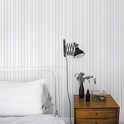 Galerie Wallcoverings Product Code G45061 - Nostalgie Wallpaper Collection - Blue Colours - Stripe Design