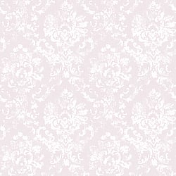 Galerie Wallcoverings Product Code G45300 - Vintage Roses Wallpaper Collection - Pink White Colours - Damask Design