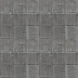 Galerie Wallcoverings Product Code G45333 - Grunge Wallpaper Collection - Grey Colours - Metal Grate Design