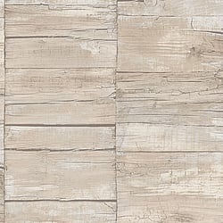 Galerie Wallcoverings Product Code G45341 - Grunge Wallpaper Collection - Beige Brown Colours - Wood Design