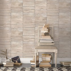 Galerie Wallcoverings Product Code G45341 - Grunge Wallpaper Collection - Beige Brown Colours - Wood Design