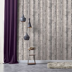 Galerie Wallcoverings Product Code G45356 - Grunge Wallpaper Collection - Grey White Silver Colours - Industrial Sheet  Design