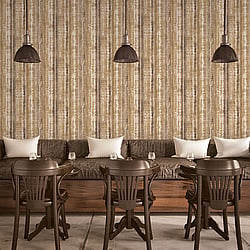 Galerie Wallcoverings Product Code G45357 - Grunge Wallpaper Collection - Gold Brown Colours - Industrial Sheet  Design