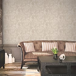 Galerie Wallcoverings Product Code G45359 - Grunge Wallpaper Collection - Beige Colours - Industrial Stripe Design