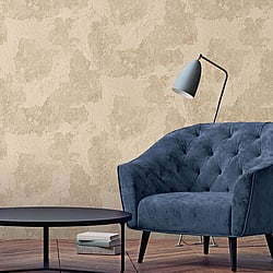 Galerie Wallcoverings Product Code G45379 - Grunge Wallpaper Collection - Beige Colours - Concrete Damask Design