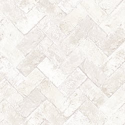 Galerie Wallcoverings Product Code G45427 - Just Kitchens Wallpaper Collection - Beige Colours - Herringbone Brick Design