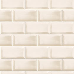 Galerie Wallcoverings Product Code G45444 - Just Kitchens Wallpaper Collection - Beige Colours - Metro Tile Design