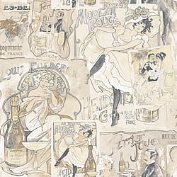 Galerie Wallcoverings Product Code G56114 - Memories 2 Wallpaper Collection - Beige Colours - Champagne Posters Design