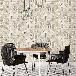 Galerie Wallcoverings Product Code G56114 - Memories 2 Wallpaper Collection - Beige Colours - Champagne Posters Design