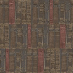 Galerie Wallcoverings Product Code G56132 - Memories 2 Wallpaper Collection - Brown Colours - Library Books Design