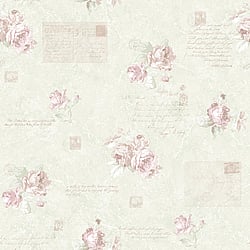 Galerie Wallcoverings Product Code G56141 - Country Cottage Wallpaper Collection - Yellow Pink Colours - Vintage Rose Design