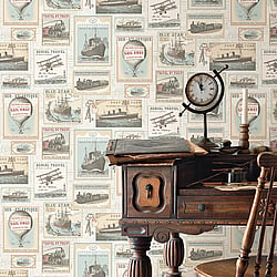 Galerie Wallcoverings Product Code G56144 - Memories 2 Wallpaper Collection - Beige Colours - Travel Design