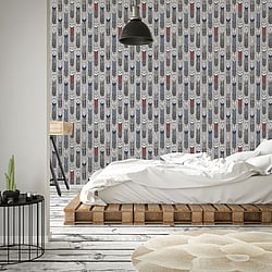 Galerie Wallcoverings Product Code G56380 - Global Fusion Wallpaper Collection -  Arrows Design