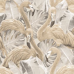 Galerie Wallcoverings Product Code G56404 - Global Fusion Wallpaper Collection -  Flamingos Design