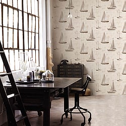 Galerie Wallcoverings Product Code G56422 - Global Fusion Wallpaper Collection -  Sail Away Design