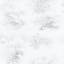 Galerie Wallcoverings Product Code G56424 - Global Fusion Wallpaper Collection -  Seagulls Design