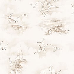 Galerie Wallcoverings Product Code G56425 - Global Fusion Wallpaper Collection -  Seagulls Design