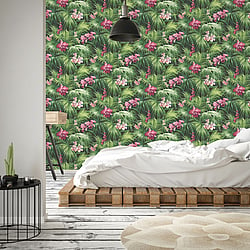 Galerie Wallcoverings Product Code G56435 - Global Fusion Wallpaper Collection -  Tropical Florals Design