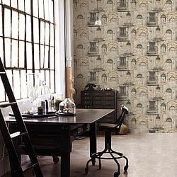 Galerie Wallcoverings Product Code G56438 - Global Fusion Wallpaper Collection -  Village Doors Design