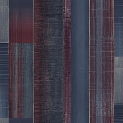 Galerie Wallcoverings Product Code G56573 - Texstyle Wallpaper Collection - Navy Cranberry Colours - Agen Stripe Design