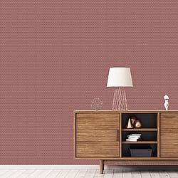 Galerie Wallcoverings Product Code G56597 - Texstyle Wallpaper Collection - Plum Colours - Greek Key Texture Design