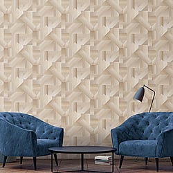 Galerie Wallcoverings Product Code G56623 - Texstyle Wallpaper Collection - Beiges Colours - Shape Shifter Design