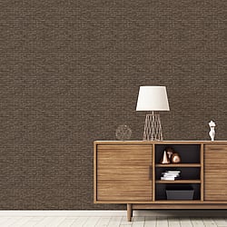 Galerie Wallcoverings Product Code G56633 - Texstyle Wallpaper Collection - Brown Black Colours - Woven Weave Texture Design