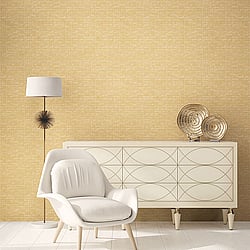 Galerie Wallcoverings Product Code G56636 - Texstyle Wallpaper Collection - Ochre Gold Colours - Woven Weave Texture Design