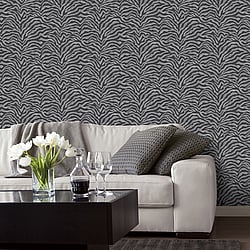 Galerie Wallcoverings Product Code G67492 - Natural Fx Wallpaper Collection -  Zebra Design