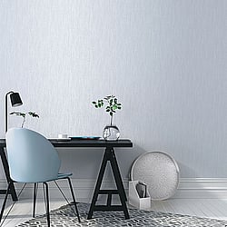 Galerie Wallcoverings Product Code G67680 - Special Fx Wallpaper Collection - Blue Silver Colours - Vertical Textile Design