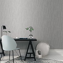 Galerie Wallcoverings Product Code G67686 - Special Fx Wallpaper Collection - Silver Colours - Vertical Textile Design