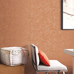 Galerie Wallcoverings Product Code G67691 - Special Fx Wallpaper Collection - Orange Gold Colours - Metallic Crackle Texture Design