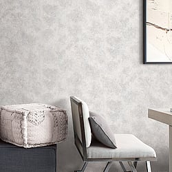 Galerie Wallcoverings Product Code G67695 - Special Fx Wallpaper Collection - Silver Grey Colours - Metallic Crackle Texture Design