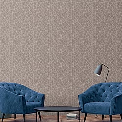 Galerie Wallcoverings Product Code G67698 - Special Fx Wallpaper Collection - Silver Grey Beige Colours - Glitter Web Design